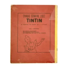 4ème plat de la BD avec publicité Tintin