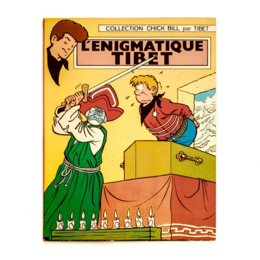 Couverture de la BD Chick Bill L'Énigmatique Tibet EO 1970