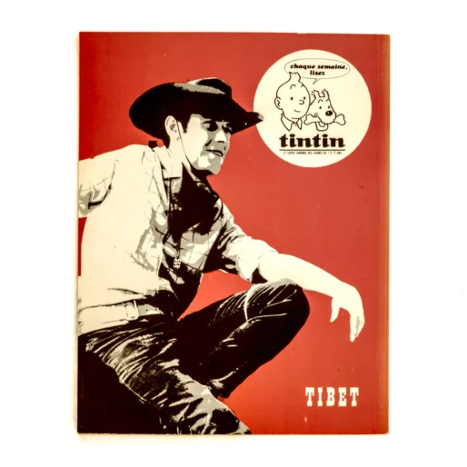 Quatrième plat de la BD Chick Bill avec photo de Tibet