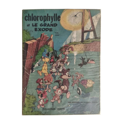 Couverture de la bande dessinée Chlorophylle et le grand exode