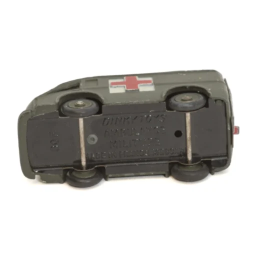 Châssis noir de la miniature Dinky Toys 80 F avec l'inscription Made in France Meccano