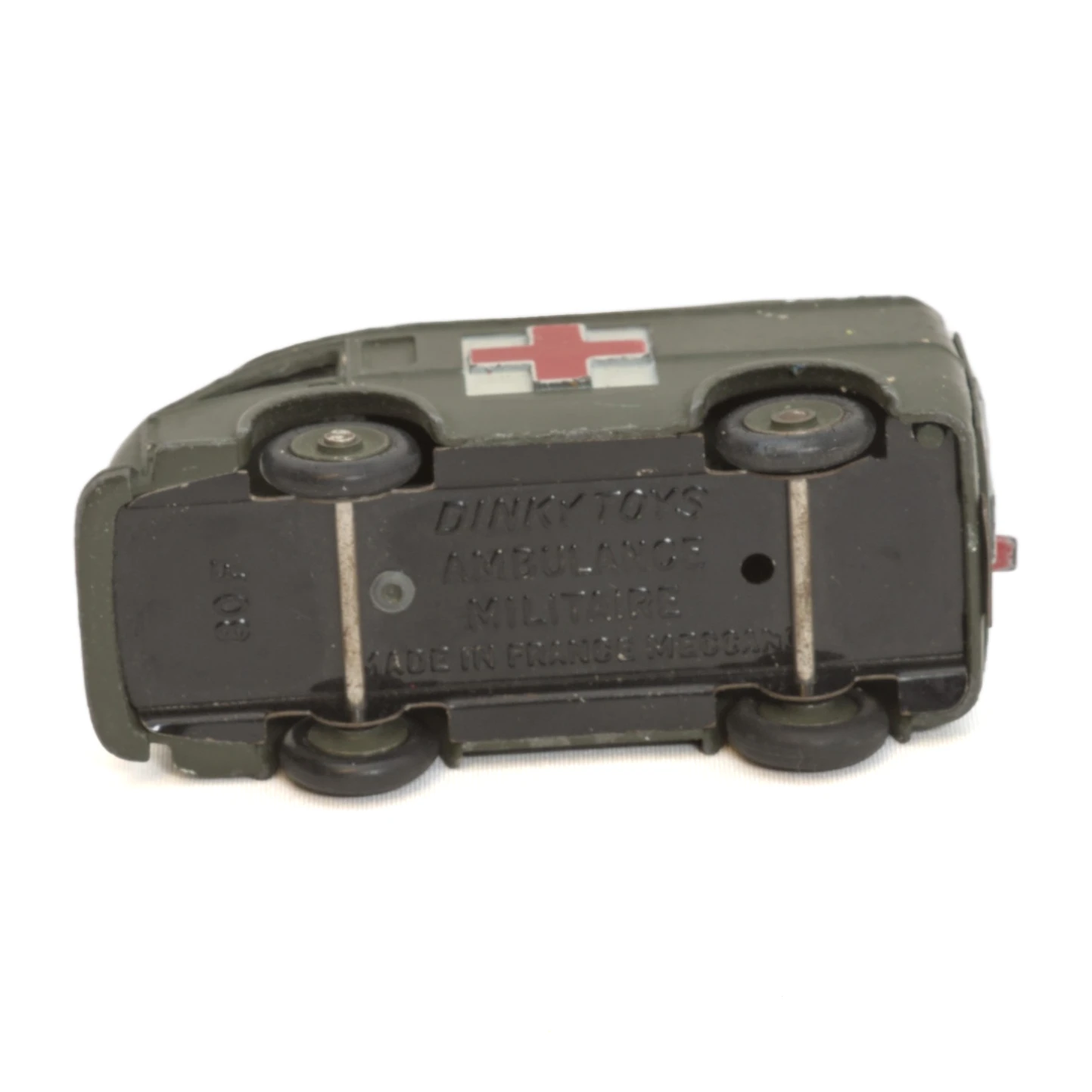 Châssis noir de la miniature Dinky Toys 80 F avec l