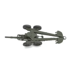 Dessous du châssis de l'Obusier Dinky Toys avec inscriptions Meccano France et référence 819
