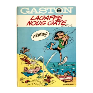 Couverture de la BD Gaston 8 Lagaffe nous gâte EO par Franquin
