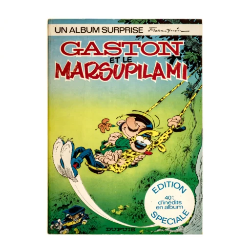 Couverture de la bande dessinée Gaston et le Marsupilami