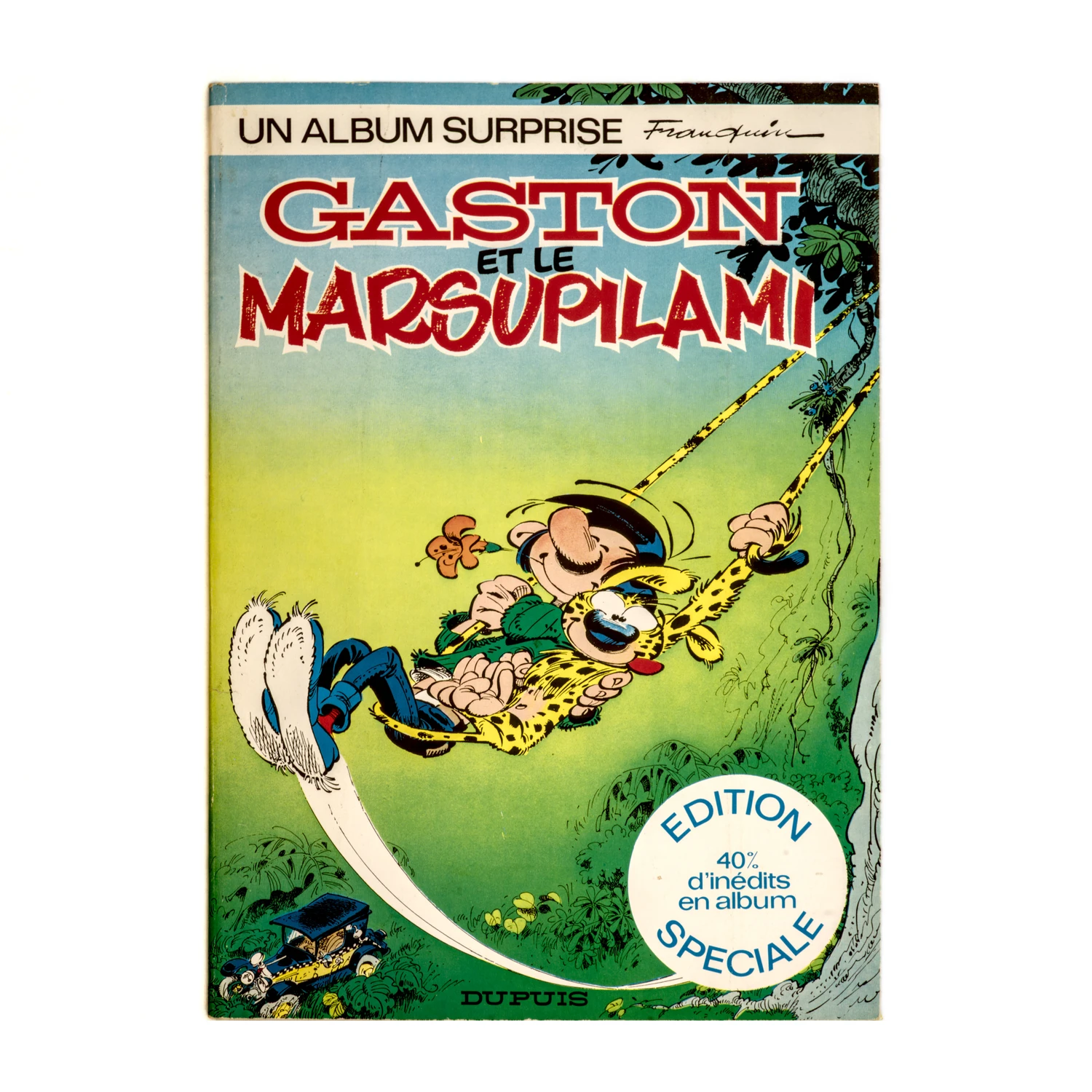 Couverture de la bande dessinée Gaston et le Marsupilami