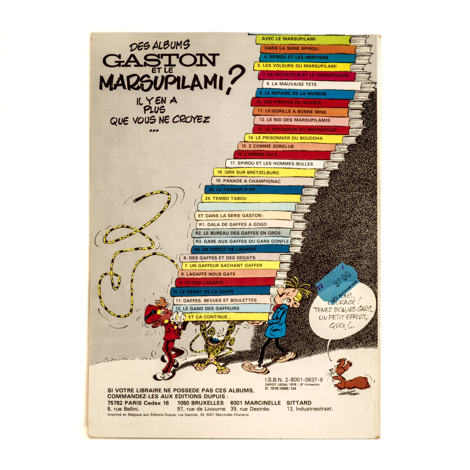 Édition Originale 1978 par Franquin
