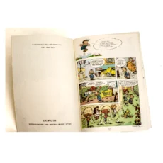 4ème plat de l'album Gaston et le Marsupilami avec étiquette de prix d'époque