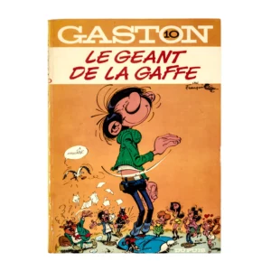 Couverture de la BD Gaston Lagaffe N°10 Le Géant de la Gaffe par Franquin
