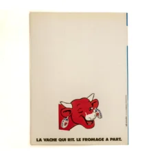 Quatrième de plat de l'album Gaston Lagaffe avec le logo La Vache Qui Rit