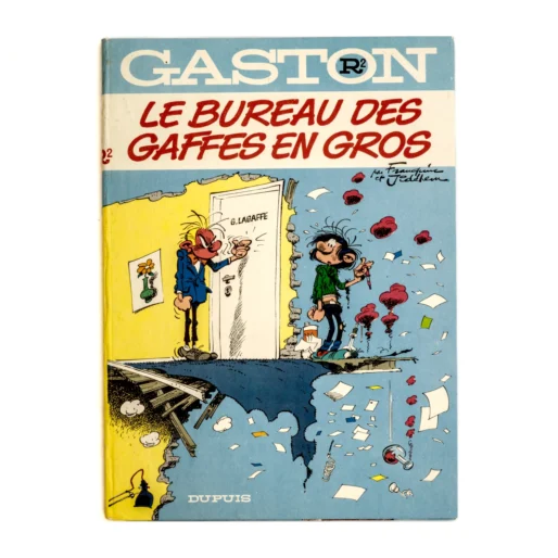 Couverture de la BD Gaston Lagaffe R2 Le bureau des gaffes en gros