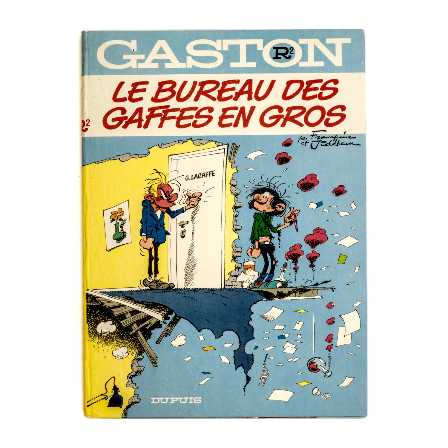 Couverture de la BD Gaston Lagaffe R2 Le bureau des gaffes en gros