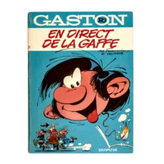 Couverture de la BD Gaston Lagaffe R4 En direct de la gaffe par Franquin