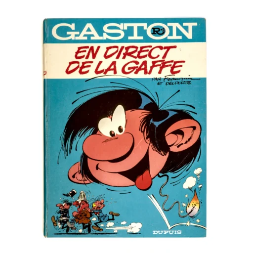 Couverture de la BD Gaston Lagaffe R4 En direct de la gaffe par Franquin