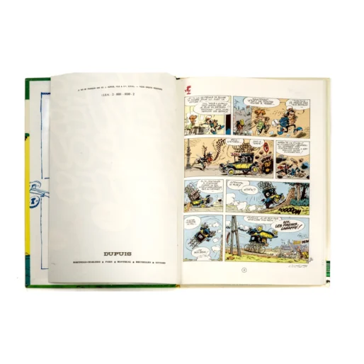 4ème plat de la BD Gaston Lagaffe Tome 11 confirmant l'Édition Originale avec le dernier ballon numéroté 11