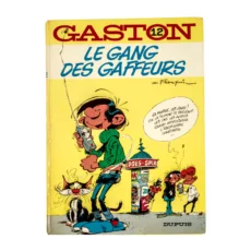 Couverture de la bande dessinée Gaston Lagaffe Tome 12 Le Gang des Gaffeurs par Franquin