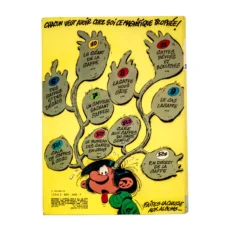 4ème plat de la BD Gaston Lagaffe Tome 12 confirmant qu'il s'agit d'une Édition Originale