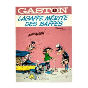 Couverture de la BD Gaston Lagaffe Tome 13 Lagaffe mérite des baffes
