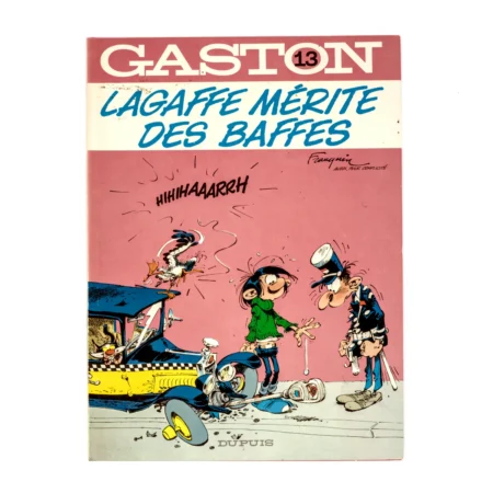Couverture de la BD Gaston Lagaffe Tome 13 Lagaffe mérite des baffes