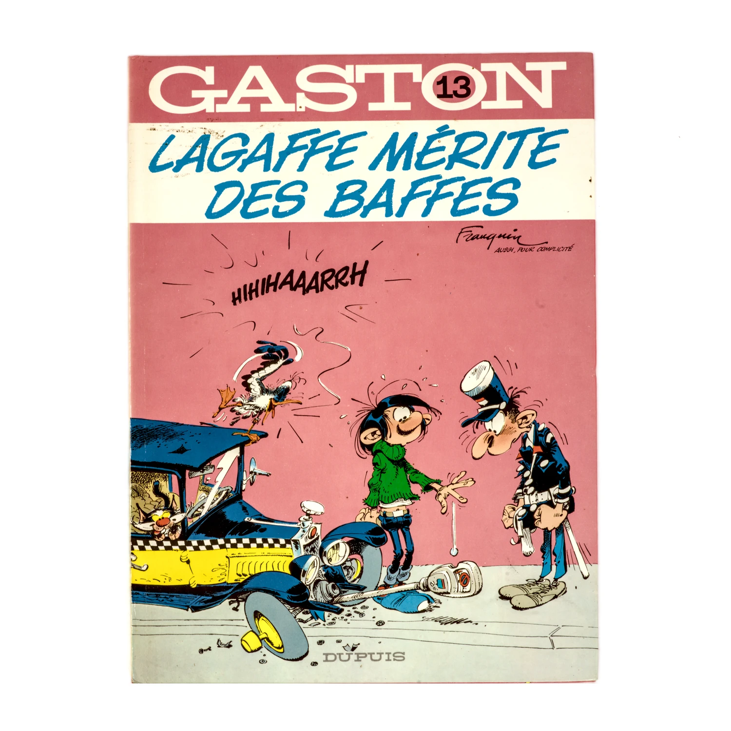 Couverture de la BD Gaston Lagaffe Tome 13 Lagaffe mérite des baffes