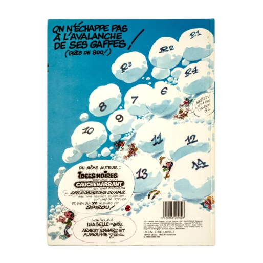 4ème plat de la BD Gaston 14 confirmant l'Édition Originale