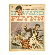 Couverture de la bande dessinée Howard Flynn Le premier voyage du lieutenant