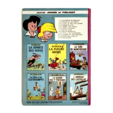 4ème plat de la BD Johan et Pirlouit listant 12 titres