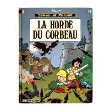 Couverture de la BD Johan et Pirlouit La Horde du Corbeau