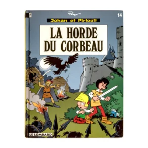 Couverture de la BD Johan et Pirlouit La Horde du Corbeau