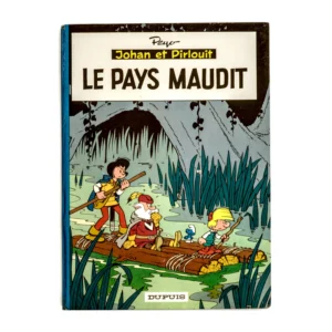 Couverture de la BD Johan et Pirlouit Le Pays Maudit par Peyo