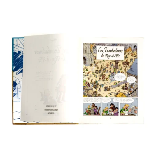 4ème plat de la BD Johan et Pirlouit Tome 15 confirmant l'Édition Originale