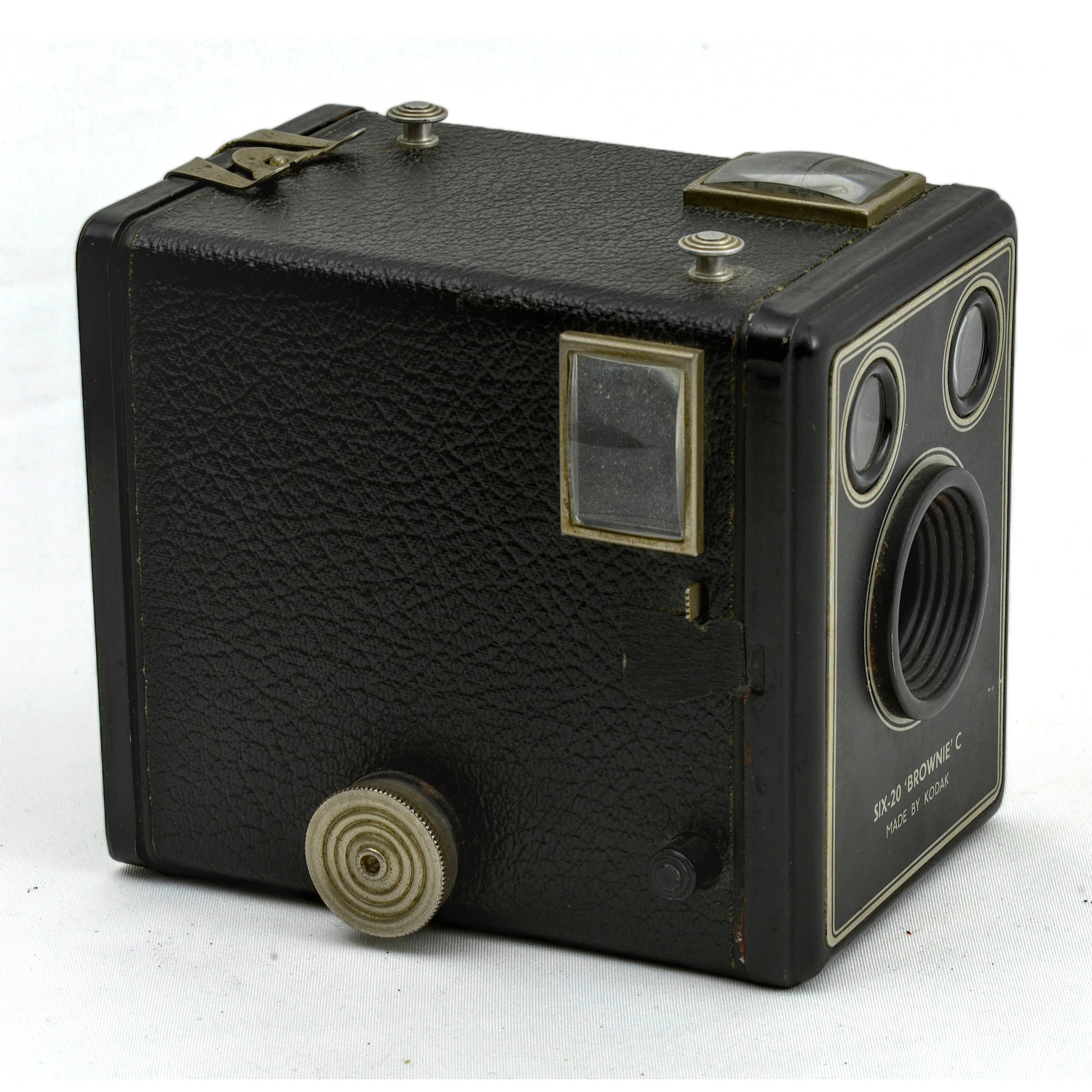 Appareil photo Kodak Brownie C vintage profil et viseurs