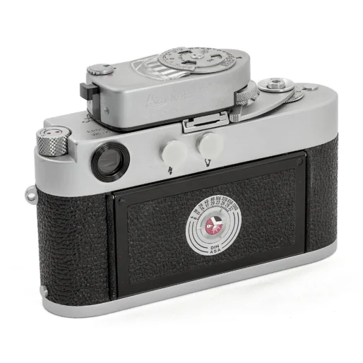 Leica M2 & Objectif Leitz Summicron 35mm f/2 + posemètre Leica-Meter MC - vue de derrière