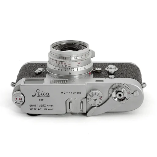 Leica M2 & Objectif Leitz Summicron 35mm f/2 - vue de dessus