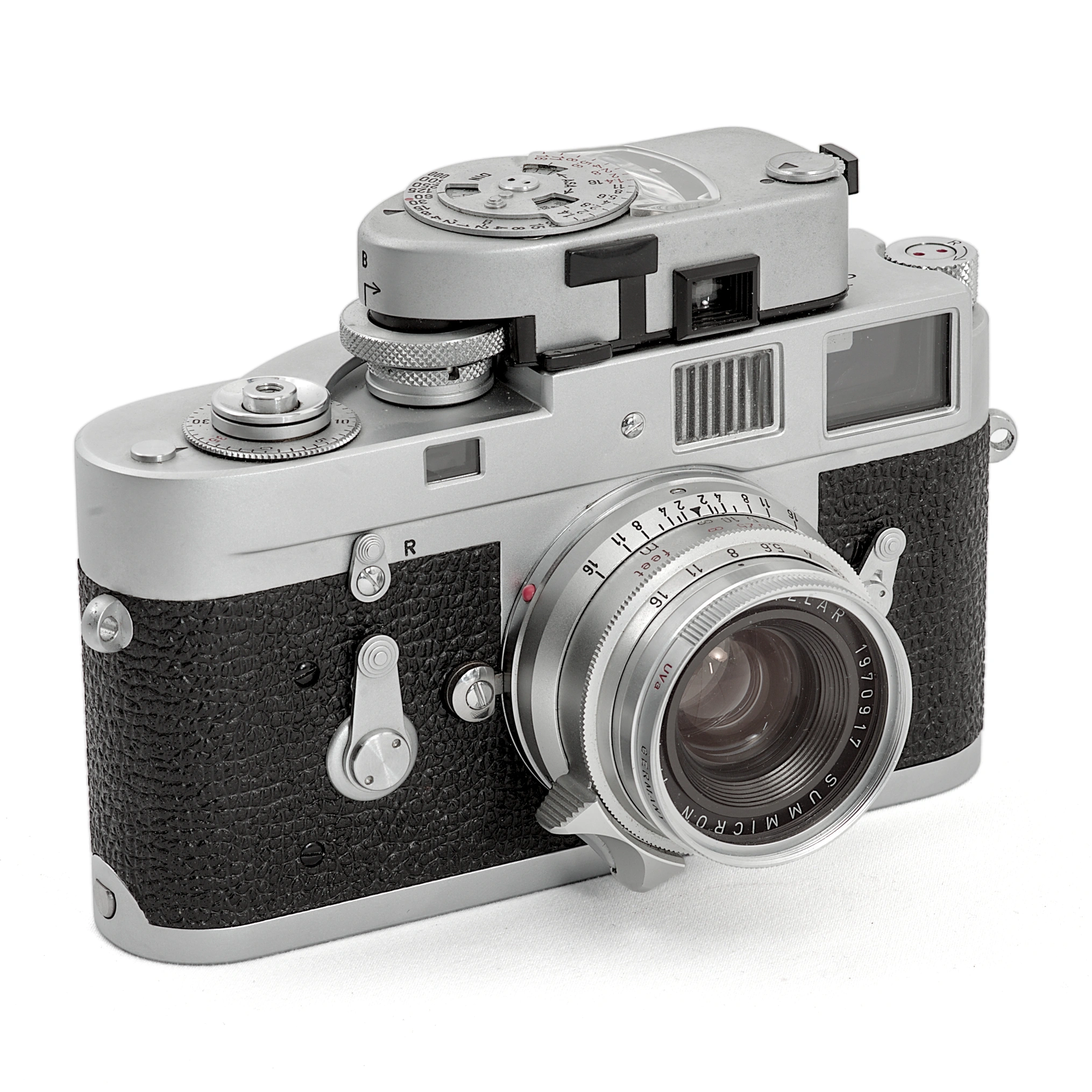 Leica M2 & Objectif Leitz Summicron 35mm f/2 + posemètre Leica-Meter MC