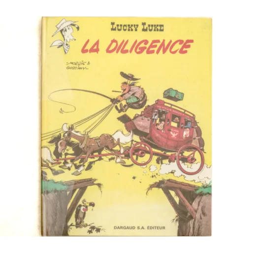 Couverture de l'album BD Lucky Luke La Diligence