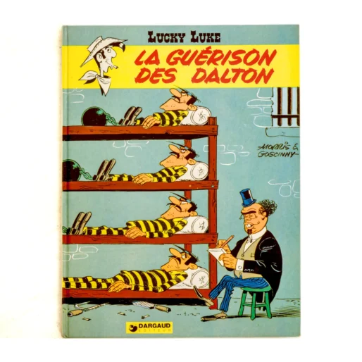 Couverture de la BD Lucky Luke La Guérison des Dalton