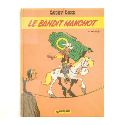 Couverture de la BD Lucky Luke Le Bandit Manchot