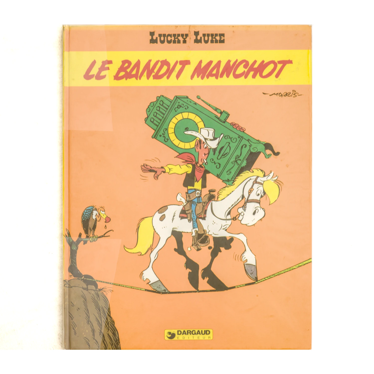 Couverture de la BD Lucky Luke Le Bandit Manchot