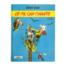 Couverture avant de la BD Lucky Luke Le Fil Qui Chante