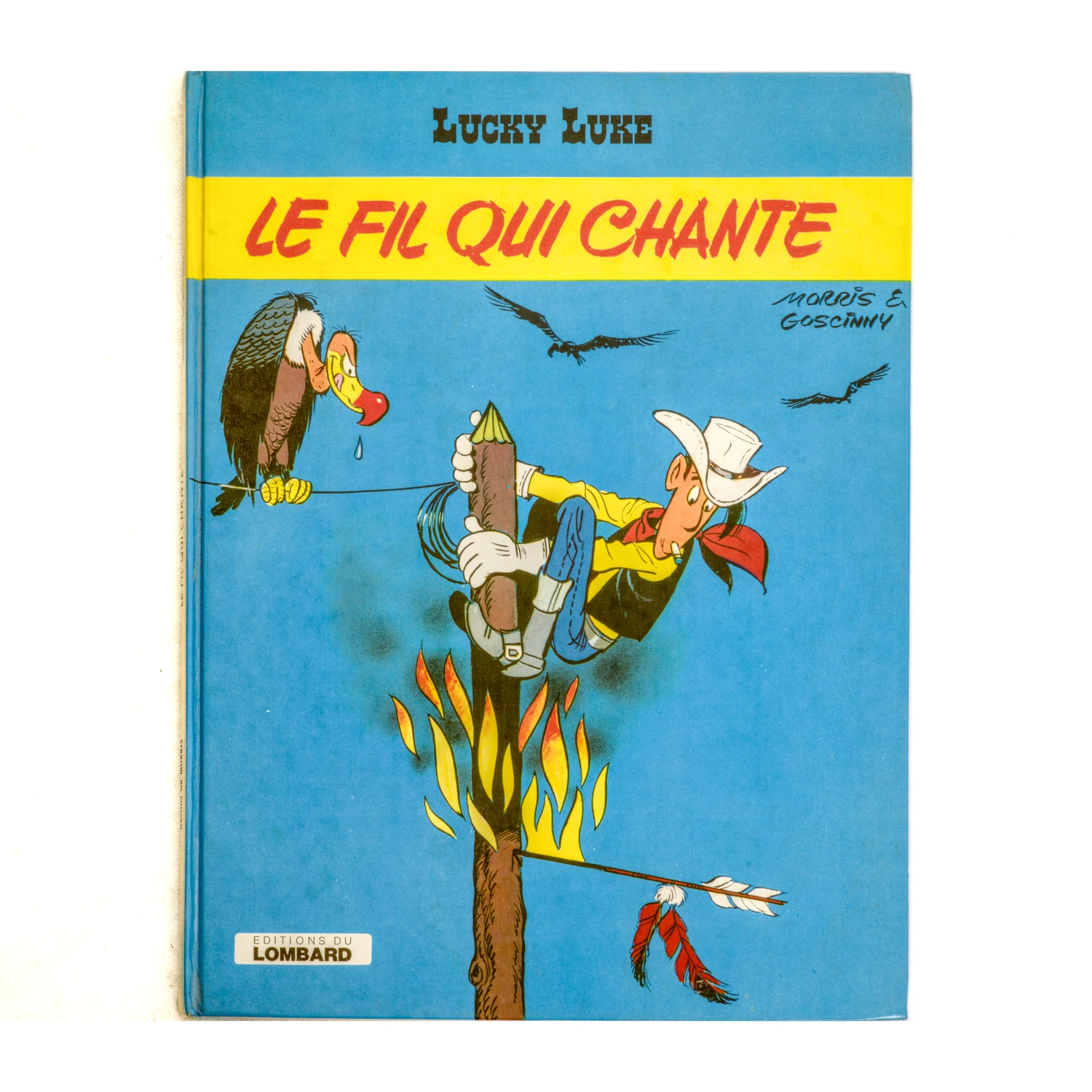 Couverture avant de la BD Lucky Luke Le Fil Qui Chante