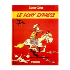 Couverture de la bande dessinée Lucky Luke Le Pony Express Édition Originale Dargaud