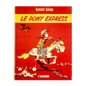 Couverture de la bande dessinée Lucky Luke Le Pony Express Édition Originale Dargaud