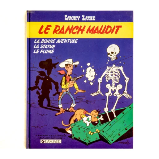 Couverture de la bande dessinée Lucky Luke Le Ranch Maudit
