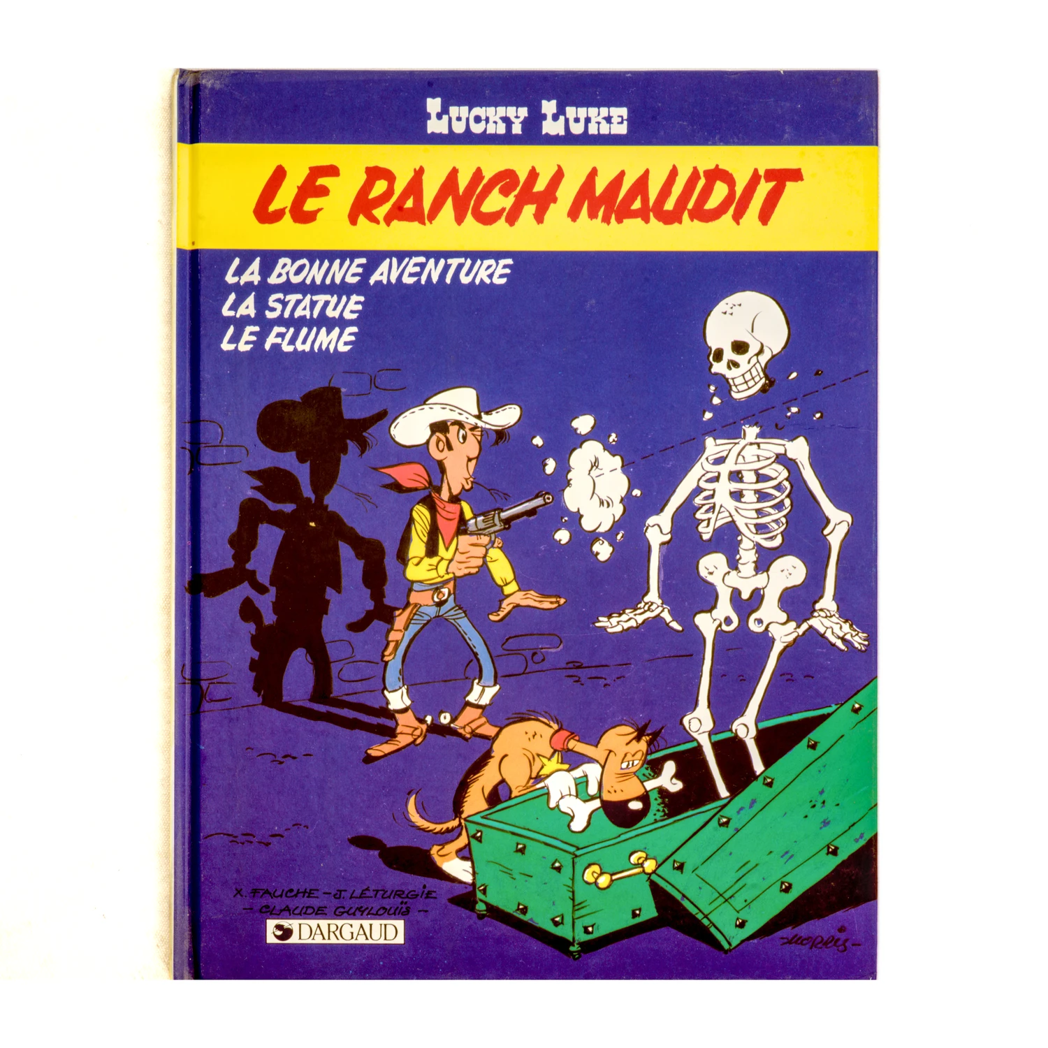Couverture de la bande dessinée Lucky Luke Le Ranch Maudit