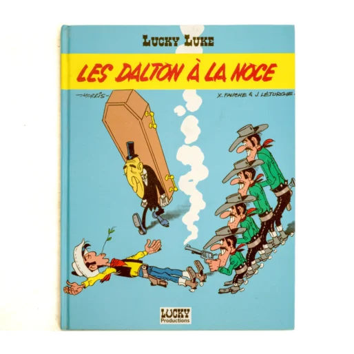 Couverture de la BD Lucky Luke Les Dalton à la noce