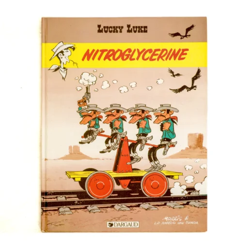 Couverture de la bande dessinée Lucky Luke Nitroglycérine