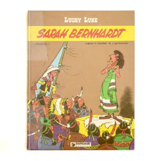 Couverture de la BD Lucky Luke Sarah Bernhardt
