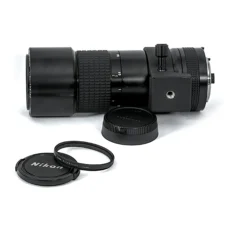 Objectif Nikon Micro-Nikkor 200mm f/4 IF AI-S vue côté