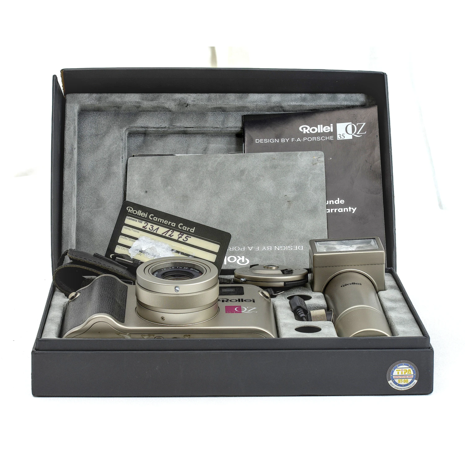 Coffret complet Rollei QZ 35 T avec flash et accessoires